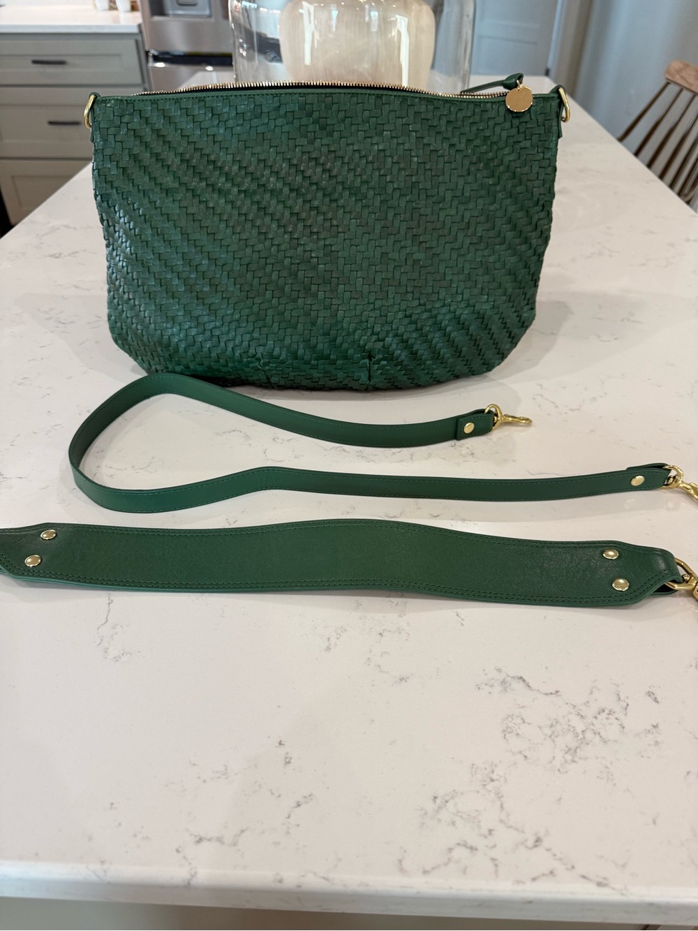 Clare V Moyen Messenger in Evergreen